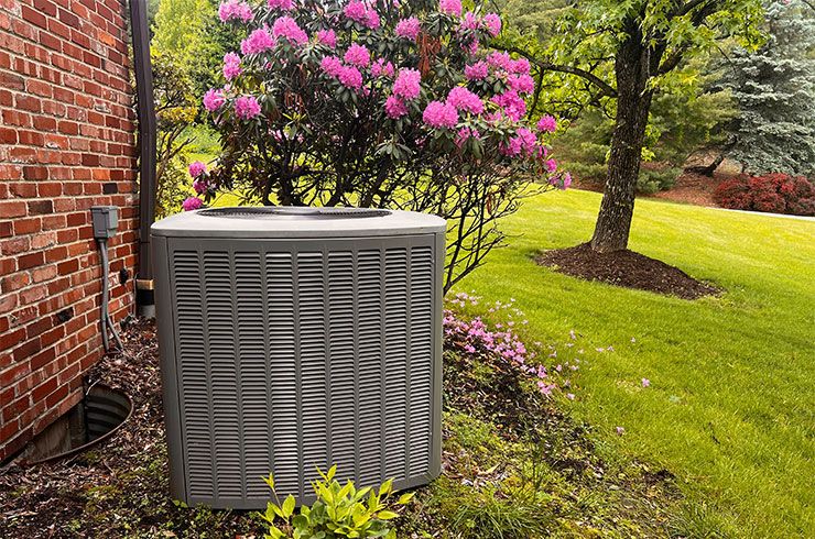 outdoor residential HVAC unit